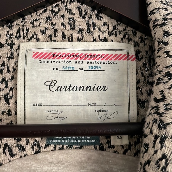 Anthropologie Leopard Knit Coat - Picture 6 of 6